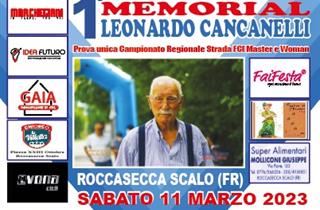 LOCANDINA Memorial Cancanelli