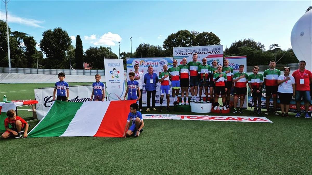 Tricolori Pista Paraciclismo: ecco i magnifici 11 campioni d'Italia a Firenze