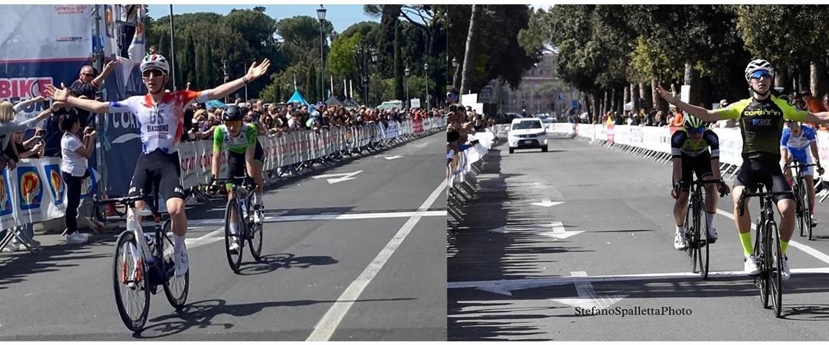 Fiacco e Colella vincono a Roma nella quinta prova del GP Ciclisti Ieri, Oggi e Domani
