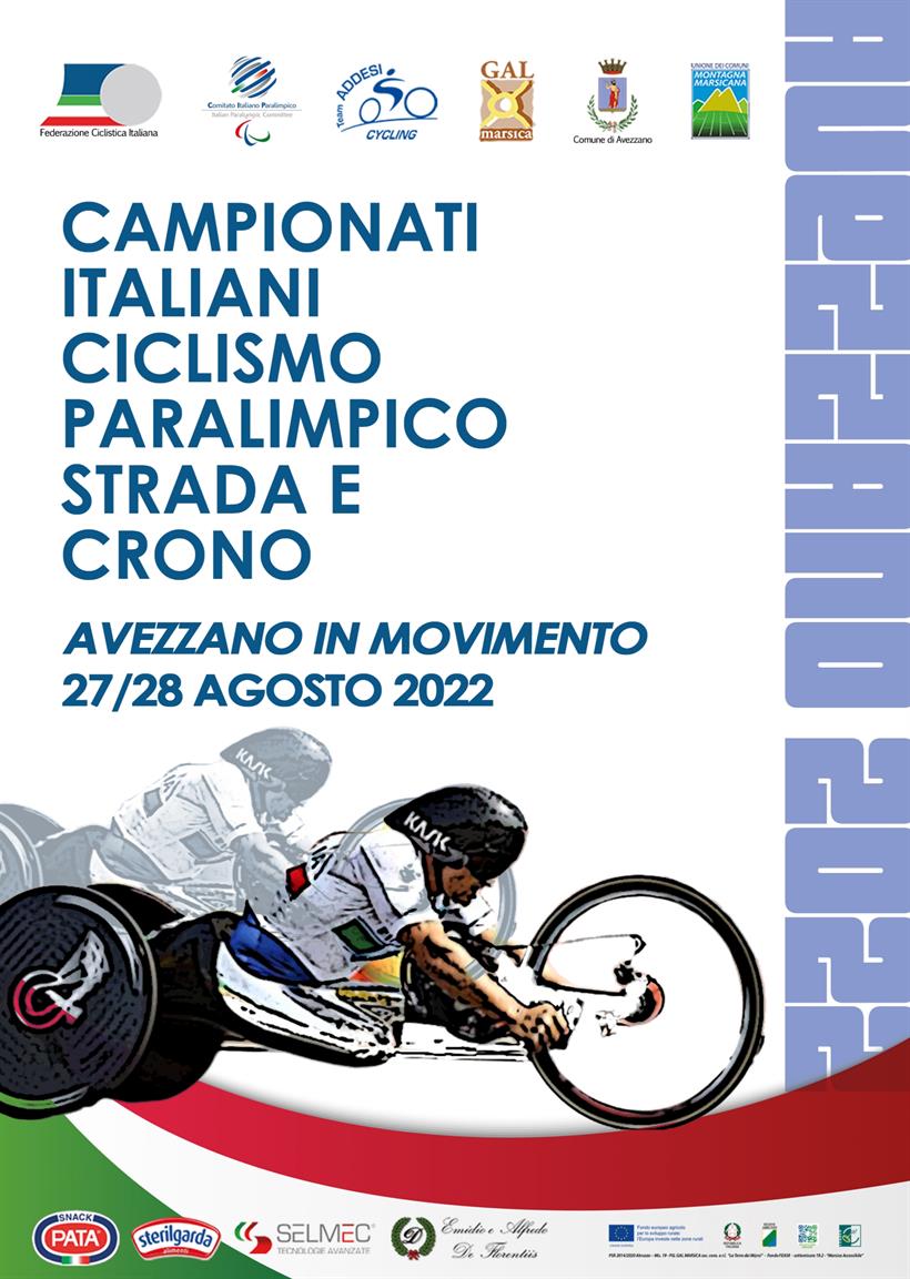 Campionati Italiani Paraciclismo Strada Crono 27 28082022 Locandina