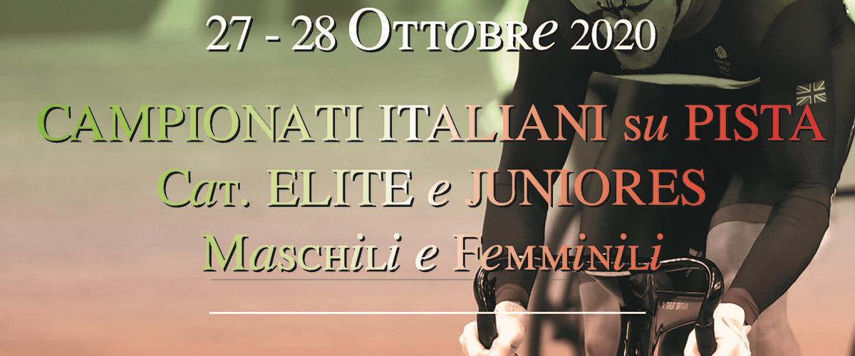Campionati Italiani Pista Élite Juniores 27 28102020 Locandina
